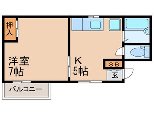 メゾン御船の物件間取画像